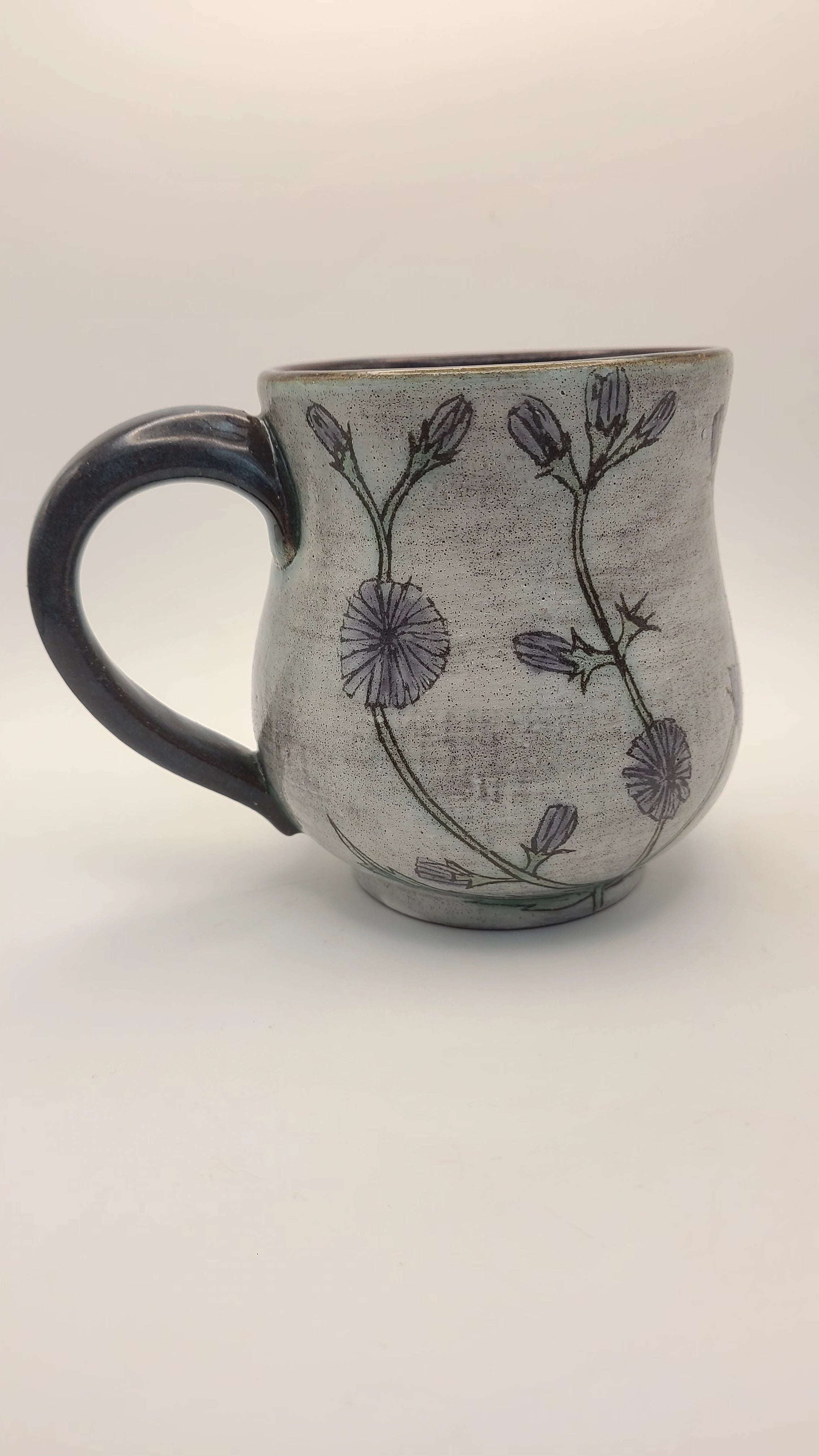 Flower Mug Purple Chicory
