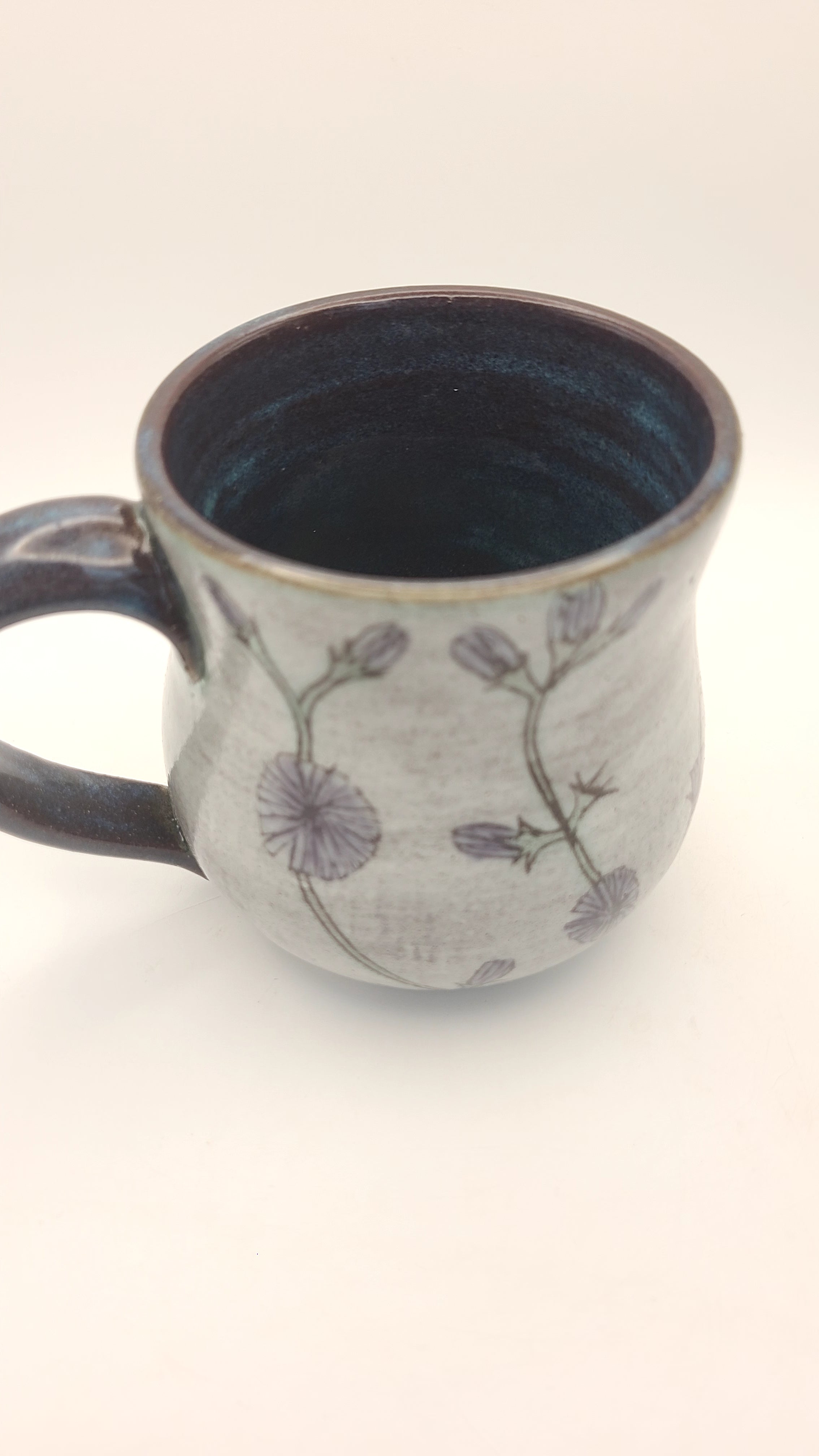 Flower Mug Purple Chicory