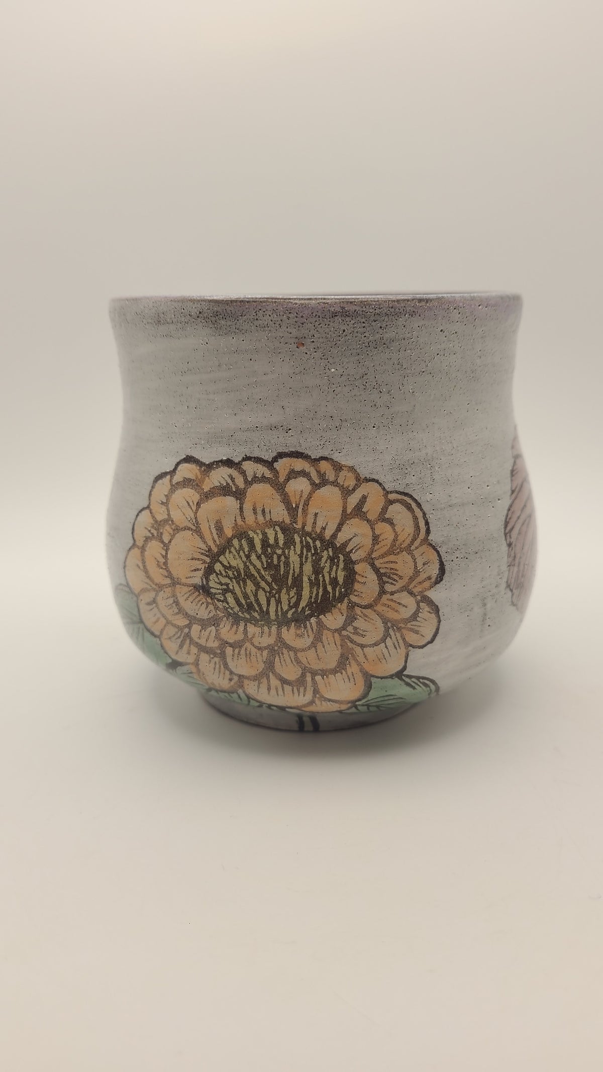 Flower Mug Zinnia Trio #1