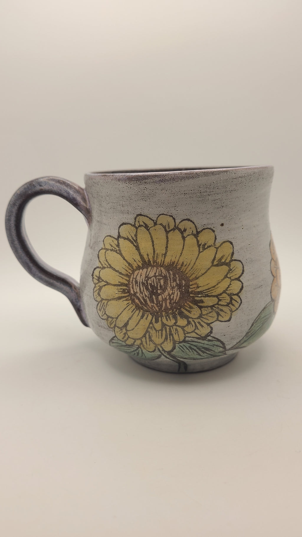 Flower Mug Zinnia Trio #1