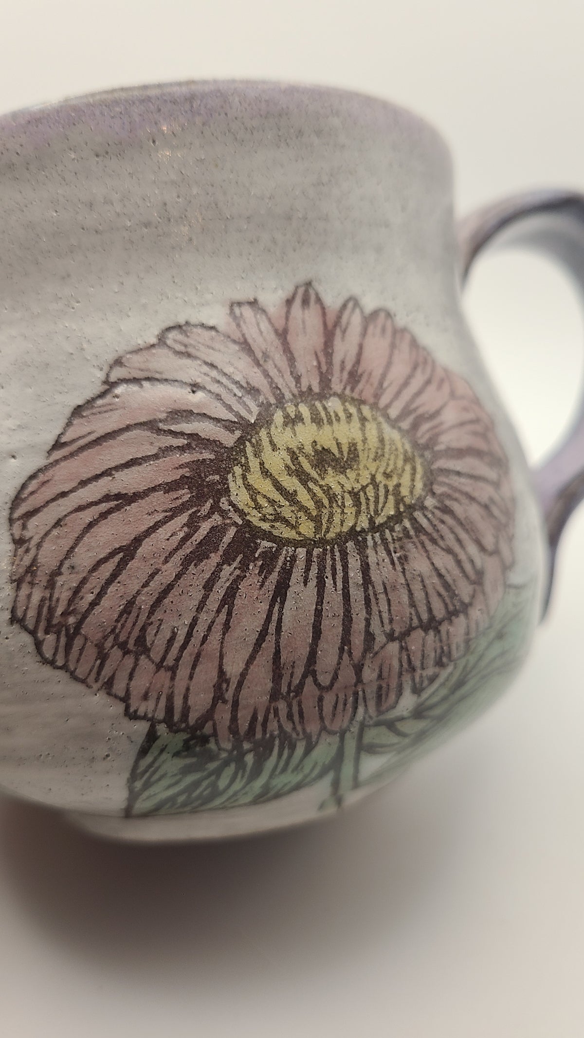 Flower Mug Zinnia Trio #1