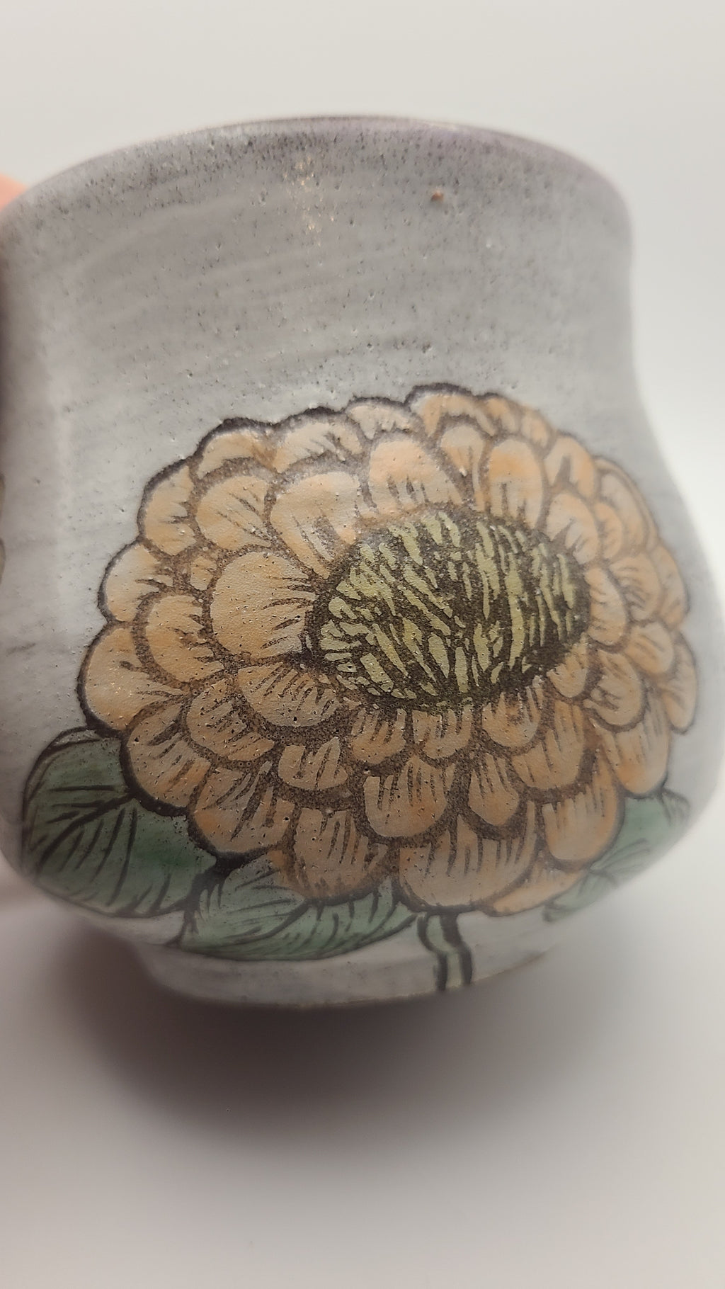 Flower Mug Zinnia Trio #1
