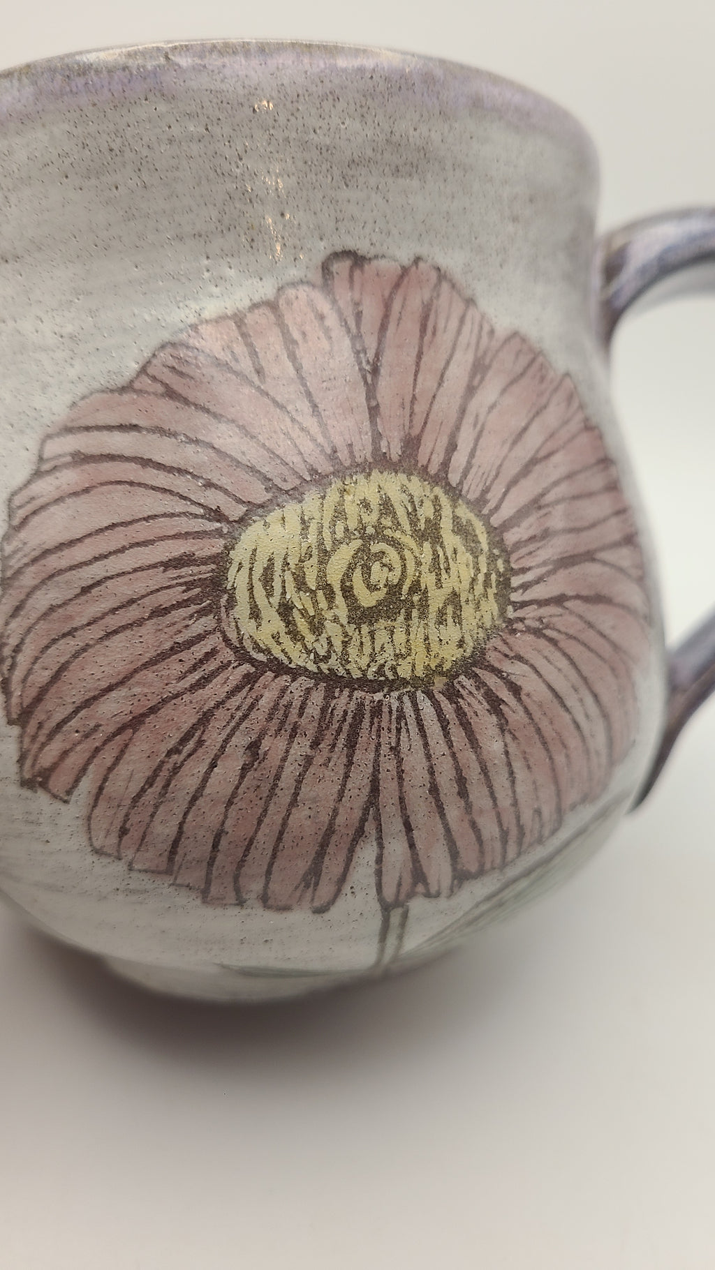 Flower Mug Zinnias Trio #2